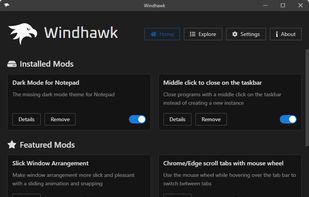 Windhawk screenshot 3