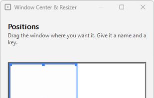 A Settings Window