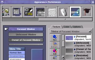 WPrefs graphical configuration tool