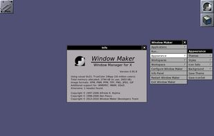 Window Maker, from www.windowmaker.org