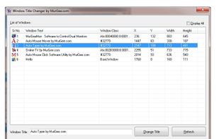Window Title Changer screenshot 1