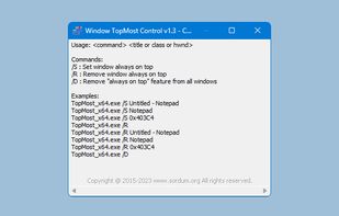 Window TopMost Control screenshot 2