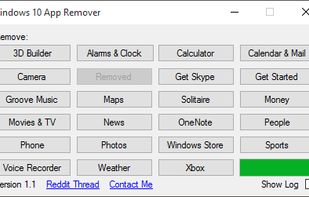 Windows 10 App Remover screenshot 1