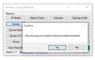 Windows 10 App Remover screenshot 1