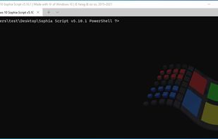Sophia Script for Windows screenshot 1