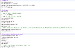 Windows 10 Virtual Desktop Enhancer screenshot 1