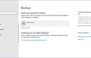 Windows Backup and Restore screenshot 1