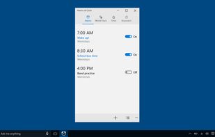Windows Alarms & Clock screenshot 1