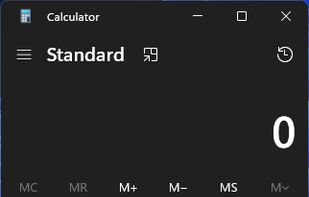 Windows Calculator screenshot 1