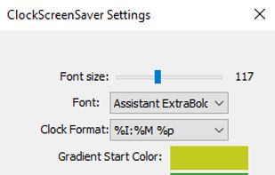 Windows Clock Screen Saver screenshot 2