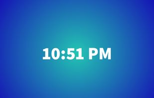 Windows Clock Screen Saver screenshot 1