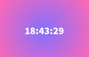 Windows Clock Screen Saver screenshot 1