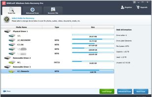 Windows Data Recovery Pro screenshot 1