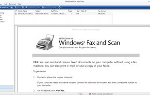 Windows Fax and Scan screenshot 1