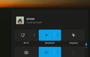 Windows-kde System Tray screenshot 1