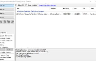 Update Manager for Windows screenshot 1