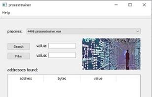 WindowsProcessTrainer screenshot 1