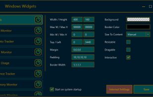 WindowsWidgets screenshot 1