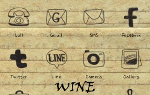 Wine icon theme screenshot 1