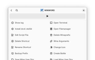 WineCharm screenshot 2