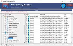 WinExt Privacy Protector screenshot 1