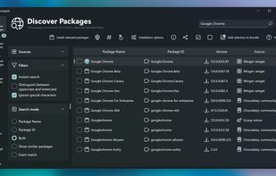 UniGetUI screenshot 1