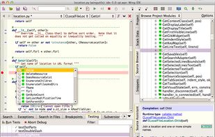 Wing Python IDE screenshot 1