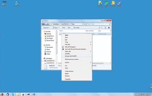 Windows Explorer context menu integration