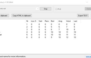 WinMTR (Redux) screenshot 1