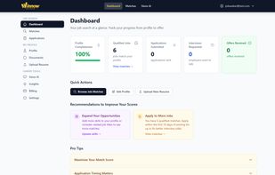 Winnow Career Concierge screenshot 1