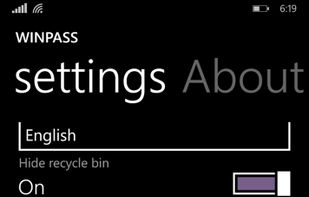 WinPass screenshot 1