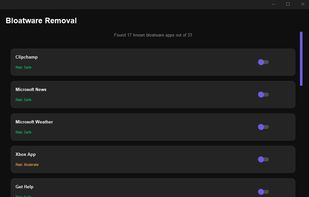 WinPurge screenshot 1
