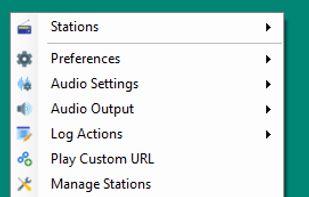 WinRadioTray screenshot 1