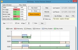 WinSleep by MollieSoft screenshot 1