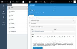 Winter CMS screenshot 2