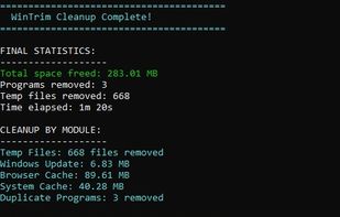 WinTrim screenshot 1