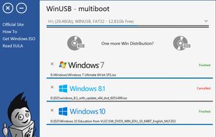 Just click "Continue" and repeat process if you want to add more Windows to USB flash drive...