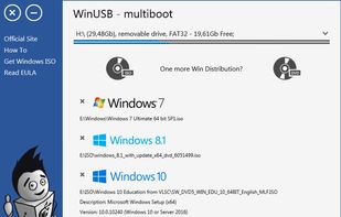 Select Windows distibutions.