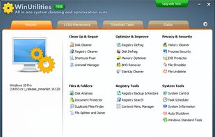 WinUtilities screenshot 1