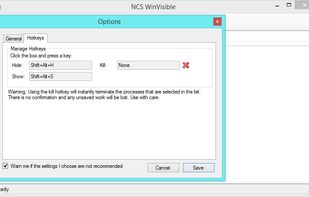 WinVisible screenshot 1