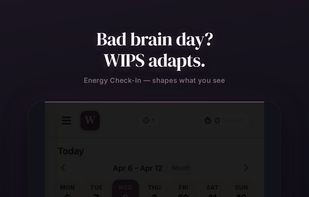 WIPS - ADHD Task Companion screenshot 1