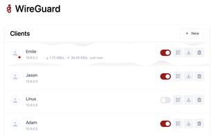 WireGuard Easy screenshot 1