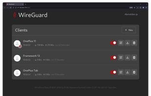 WireGuard Easy screenshot 1