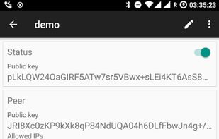 WireGuard screenshot 2