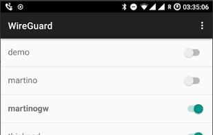 WireGuard screenshot 1