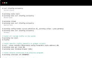 Wireskip screenshot 1