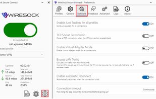 WireSock screenshot 1