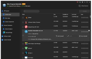 Wise Program Uninstaller screenshot 1