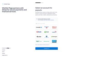 Connect Stripe account and add payout information