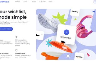 Wishwave homepage